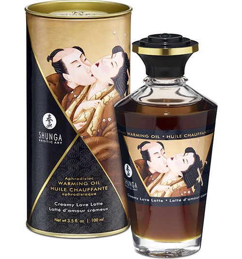 Masszázs olaj Shunga Creamy Love Latte 100 ml