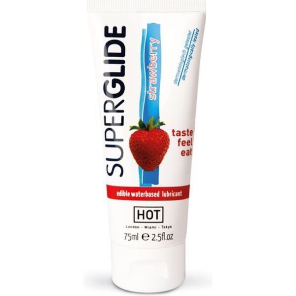 HOT Superglide ehető síkosító 75 ml, öt ízben kapható