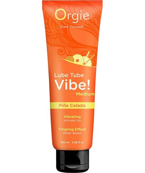 Az Orgie Lube Tube Vibe Piña Colada síkosító 100 ml-es tubusa