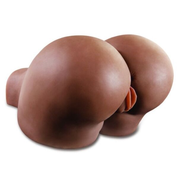 Pipedream Extreme Toyz Fuck Me Silly törzs maszturbátor, sötétebb bőrszín, vaginával és fenékkel