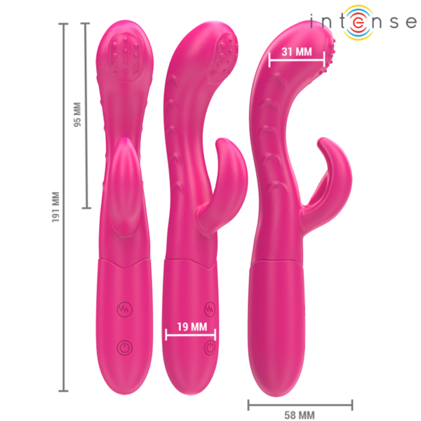 Rózsaszín Intense Amara vibrátor stimuláló nyelvvel
