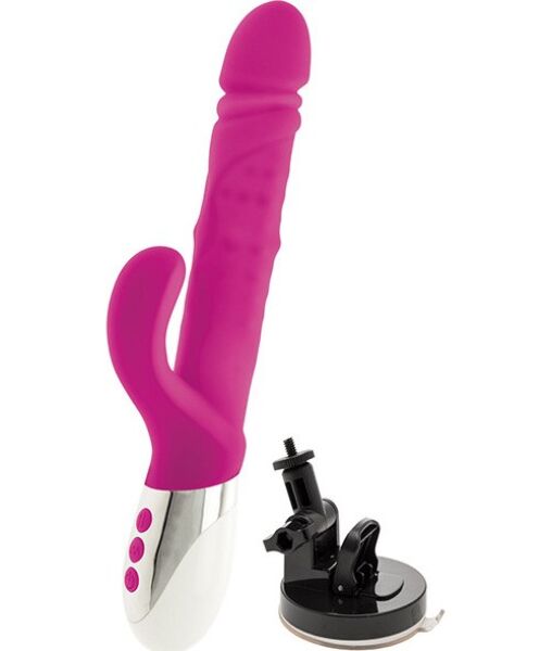 S Pleasures Xtreme rabbit vibrátor tapadókorongos kiegészítővel