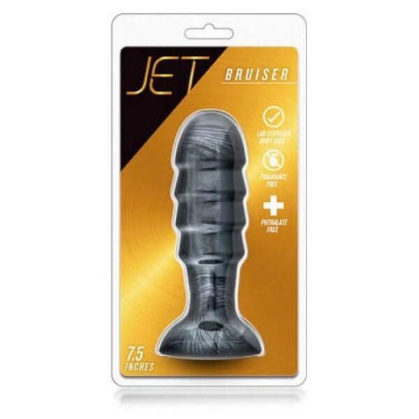 Blush Novelties Jet Bruiser análdugó bordázott felülettel és tapadókorongos talppal