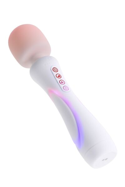 Paradise Pleasure The Wand wand vibrátor, fehér, RGB megvilágítással