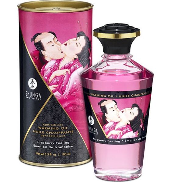 Shunga melegítő masszázsolaj 100 ml-es flakonja