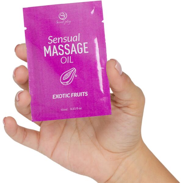 Secret Play Frutas Exóticas egyadagos masszázsolaj, 10 ml