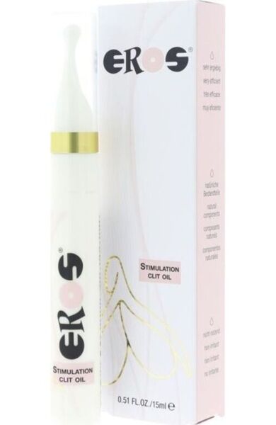 EROS Stimulation Clit Oil 15 ml-es csiklóizgató olaj flakonja