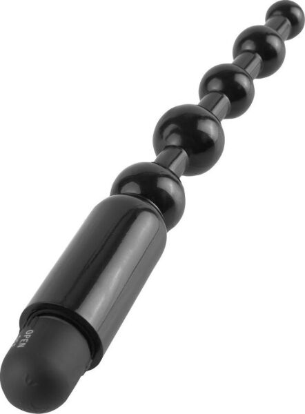 Pipedream Anal Fantasy Flexa-Pleaser Power Beads análgolyók hajlékony szárral és sebességválasztós alsó résszel