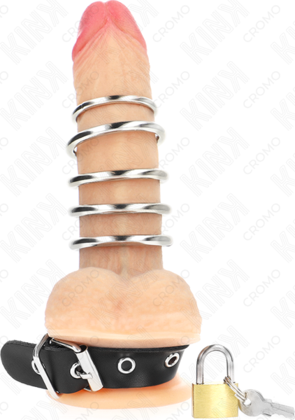 Kink Ring Power, fekete pánt hat fémkarikával