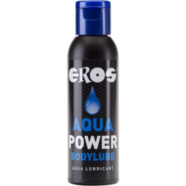 Az Eros Aqua Power 50 ml-es vízbázisú síkosító pumpás adagolós flakonja