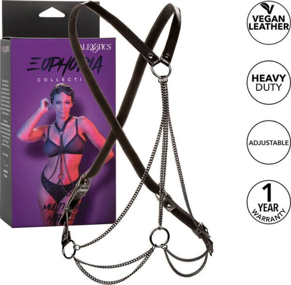CalExotics Euphoria Multi Chain Harness láncos testhám