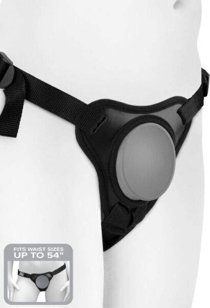 Pipedream Body Dock Elite Mini strap-on hám szilikon lappal és nejlon pántokkal