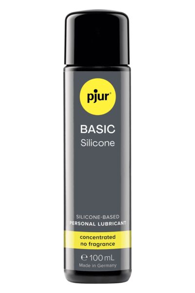 pjur Basic Silicone szilikonbázisú síkosító flakonja