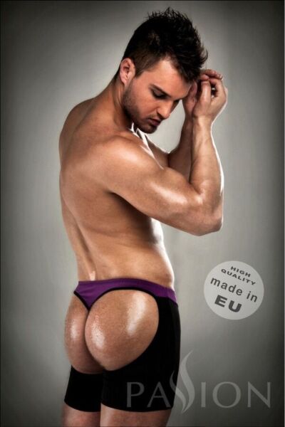 Envy Passion férfi boxeralsó, fekete és lila