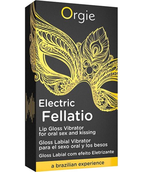 Orgie Sexy Vibe Electric Fellatio ajakfény 10 ml-es üveg roll-on flakonban