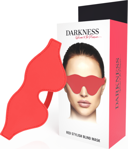 Darkness Stylish PVC szemkötő rugalmas pánttal