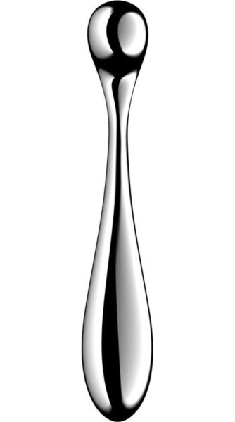 Satisfyer Star Force 4 rozsdamentes acél dildó, ezüst színű