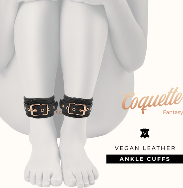 Párnázott Coquette Chic Desire Fantasy bondage bilincsek csattal és összekötő elemmel