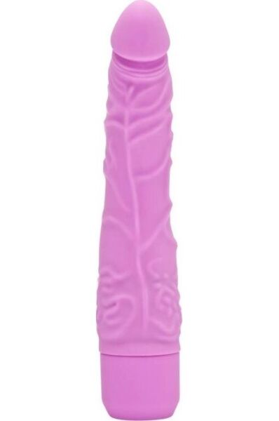 Élethű Get Real Classic Slim vibrátor határozott erezettel és markáns csúccsal
