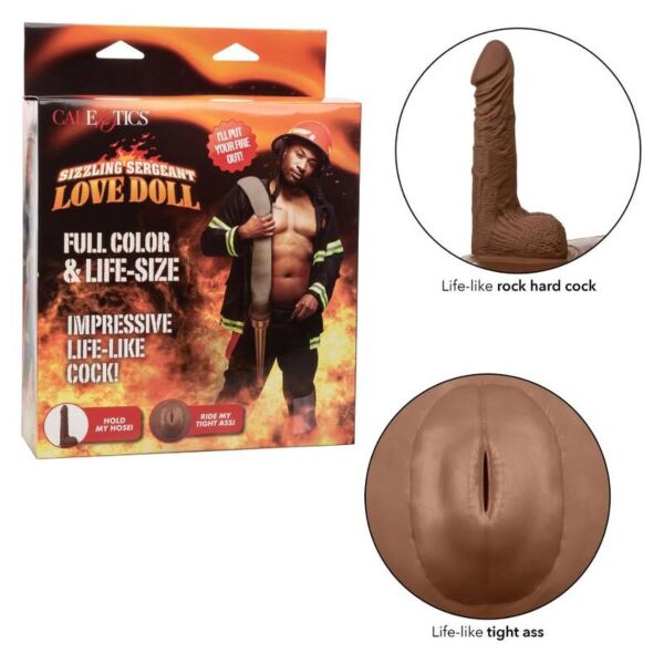 CalExotics Sizzling Sergeant felfújható férfi szexbaba