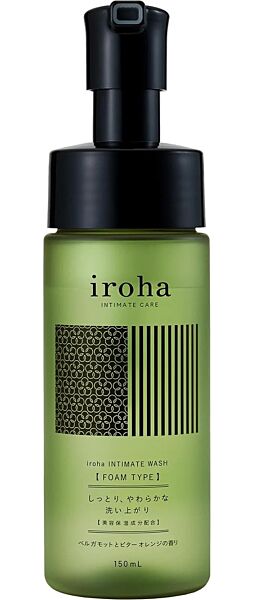 Iroha Intimate Care Wash intim habszappan, 150 ml-es adagolós flakon
