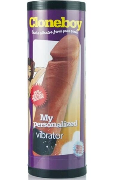 Cloneboy Vibrator péniszklónozó készlet hurkos gyűrűvel és stimuláló hüvellyel