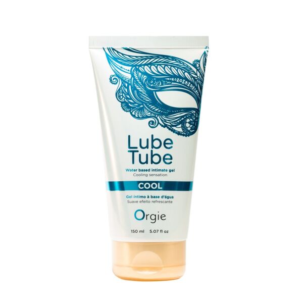 Az Orgie Lube Tube Cool vízbázisú síkosító 150 ml-es tubusa