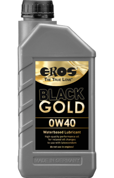 EROS Black Gold vízbázisú síkosító 1000 ml-es kannában