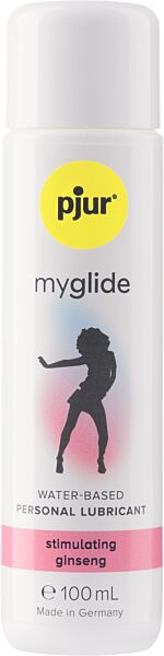 A Pjur Myglide vízbázisú síkosító flakonja
