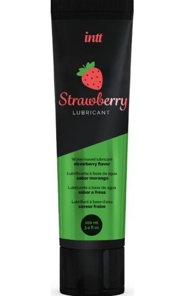 INTT vízbázisú síkosító, 100 ml, vattacukor és eper ízben