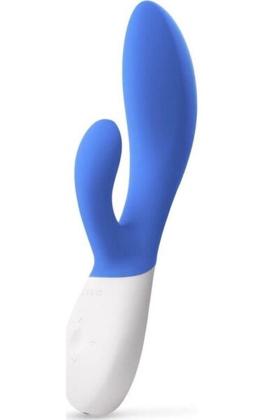 LELO Ina Wave 2 rabbit vibrátor G-pontot ingerlő szárral és csiklóizgató karral