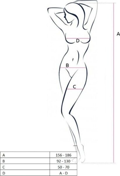 Passion BS056 hálós bodystocking