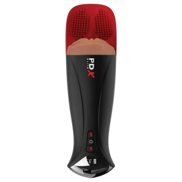 PDX Elite Fap-O-Matic Pro XL automata maszturbátor barna színben