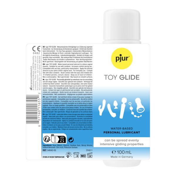 pjur Toy Glide síkosító 100 ml-es flakonban