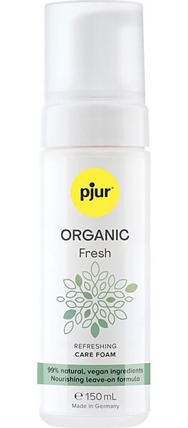 Pjur Organic Fresh intim tisztítóhab 150 ml-es flakon