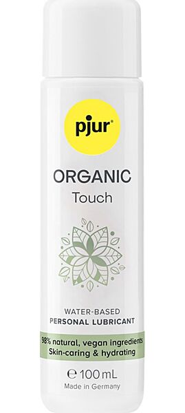 pjur Organic Touch vízbázisú síkosító 100 ml-es tégelye
