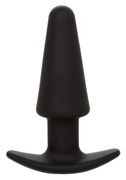 CalExotics Rock Bottom Tapered Probe vibrációs análdugó, fekete szilikonból, kúpos formában