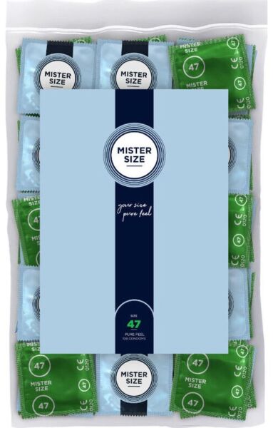 Mister Size óvszer 100 db-os doboza