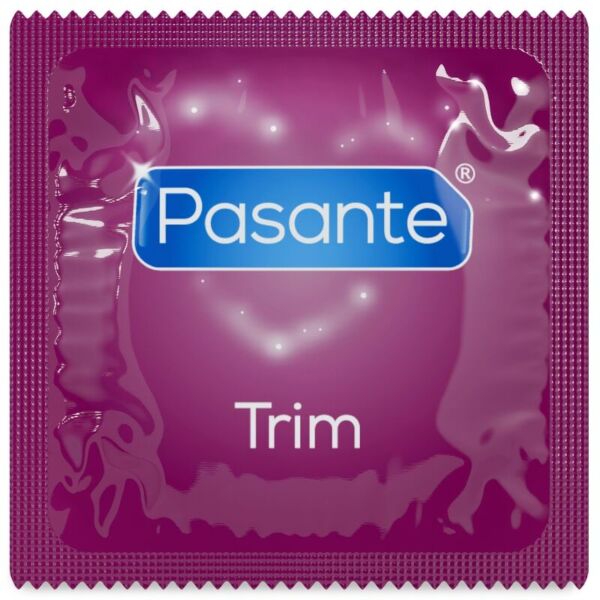 Pasante Trim Closer Fit óvszer, 144 darabos dobozban