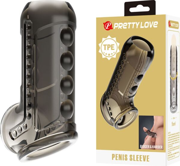 Pretty Love Textured Penis Sheath péniszköpeny