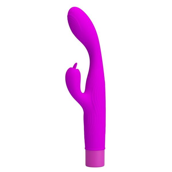 Lila Pretty Love Jene vibrátor kettős stimulációval