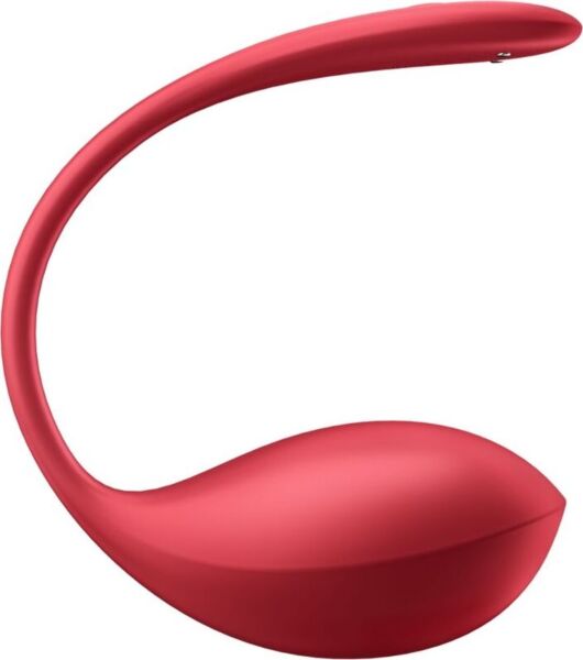 Piros Satisfyer Shiny Petal vibrátor rugalmas kialakítással