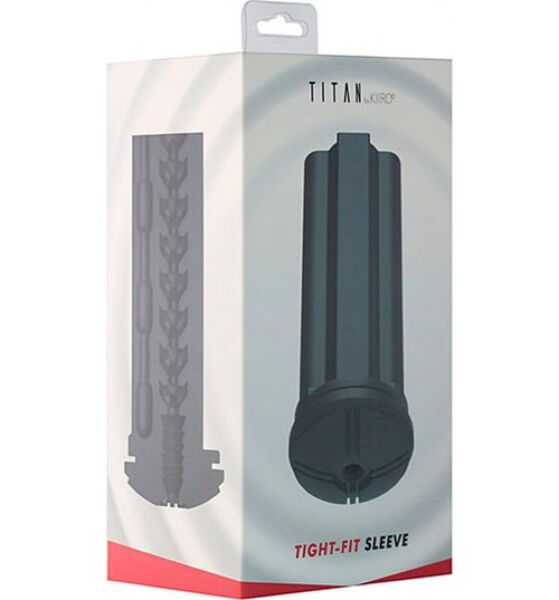 Kiiroo Tight Fit Sleeve for Titan betét fekete színben