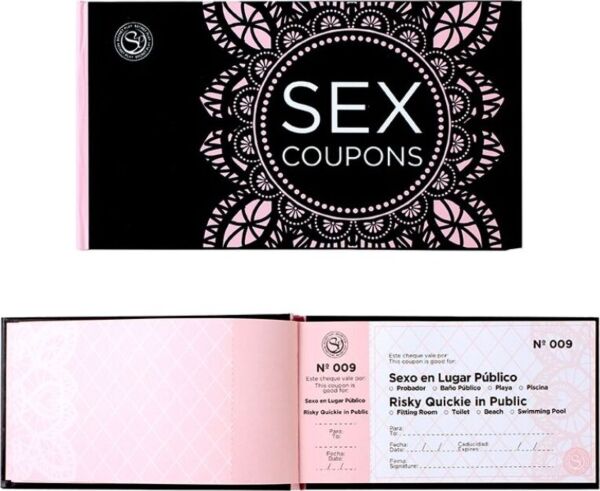 Secret Play Sex Coupons erotikus kuponok, 50 kuponnal