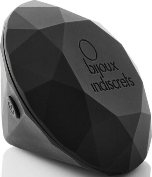 Bijoux Indiscrets Twenty One Matte Black vibrátor csiklóizgatáshoz, gyémántformával és matt fekete felülettel