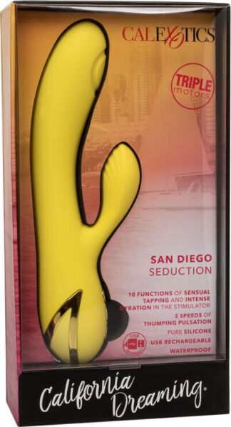 CalExotics California Dreaming San Diego Seduction G-pont vibrátor csiklóizgatóval