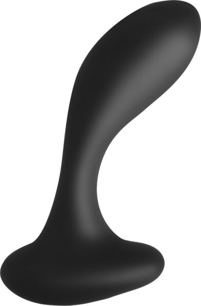 Fekete S Pleasures Eazy Black prosztatamasszírozó a távirányítójával