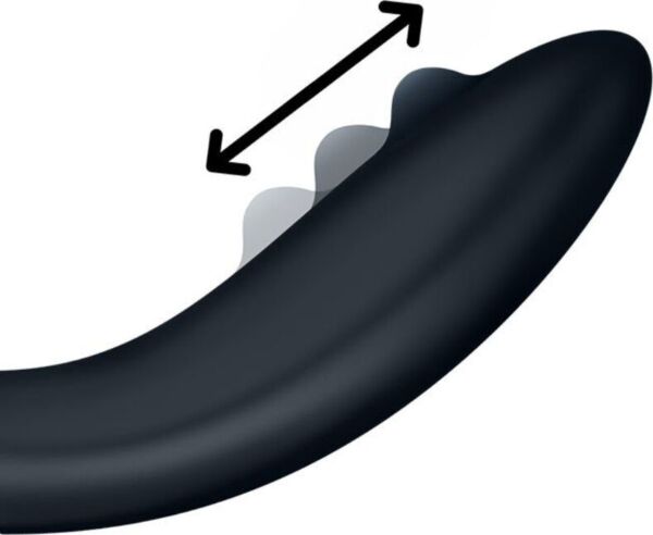 Fekete Satisfyer Rrrolling Explosion G-pont vibrátor a fejrészen lévő golyóval