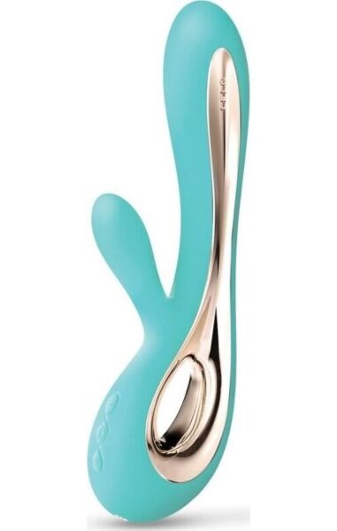LELO Soraya 2 rabbit vibrátor behelyezhető heggyel és külső stimulátorral