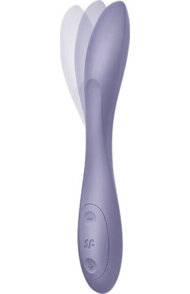 Lila Satisfyer G-Spot Flex 2 G-pont vibrátor rugalmas szárral